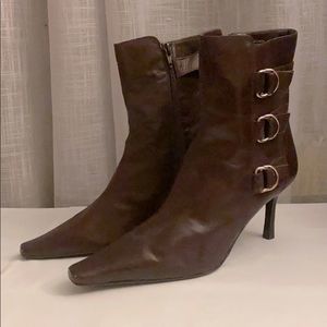 EUC Valerie Stevens Plum Boots 9 Val Flex